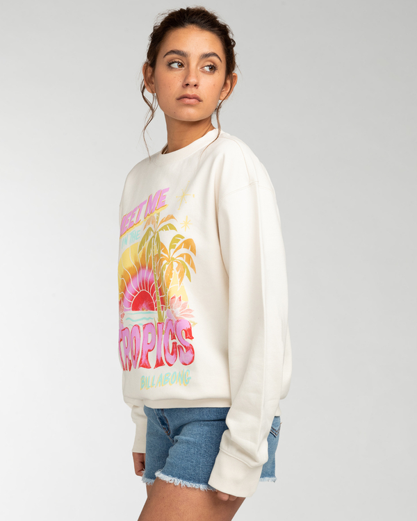 5 After Surf - Sweatshirt para Mulher Branco EBJSF00100 Billabong