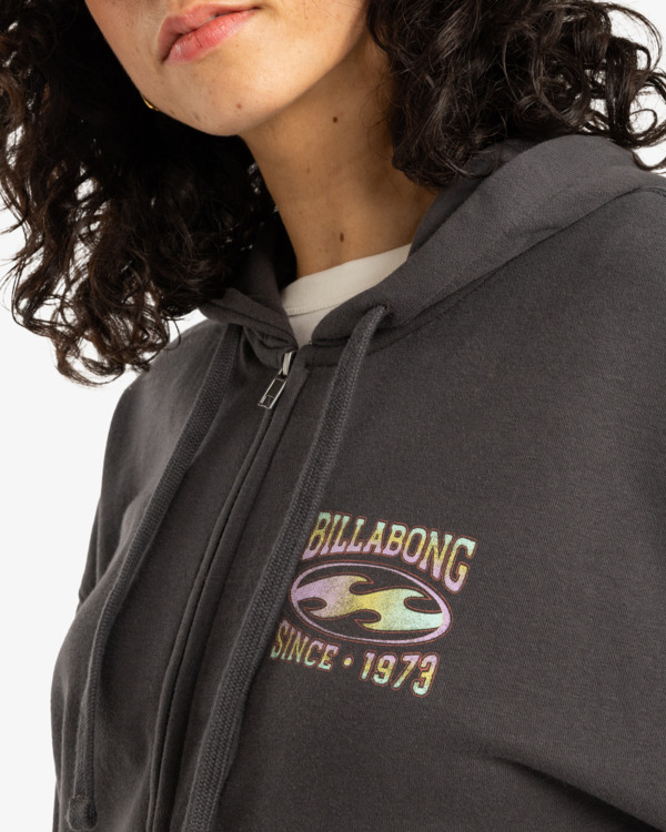 1 Nices Vibes - Full Zip Hoodie for Women Black EBJSF00163 Billabong