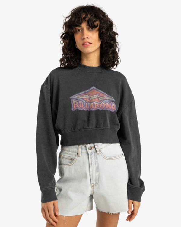 0 Diamond - Sudadera para Mujer Negro EBJSF00172 Billabong