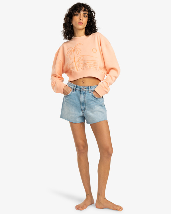 2 Last Session - Sweat pour Femme Rose EBJSF00173 Billabong