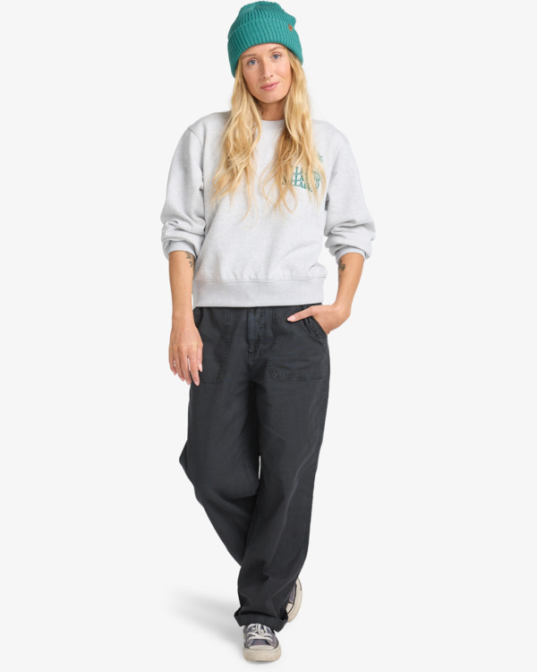 1 Familiy Tree - Sudadera para mujer Gris EBJSF00191 Billabong