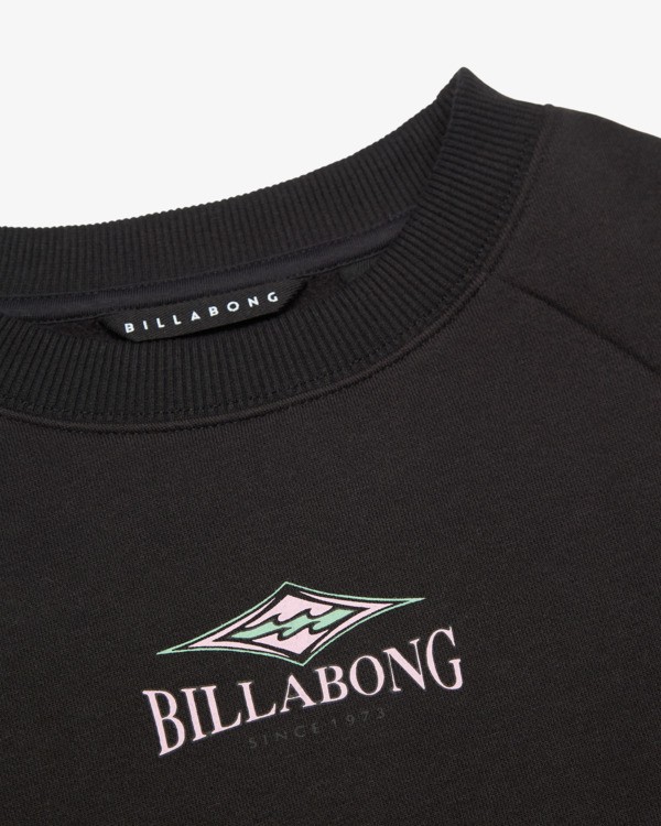 7 HERITAGE CREW Musta EBJSF00203 Billabong