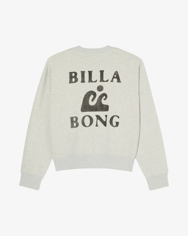 6 SURFING IN TOWN CREW Harmaa EBJSF00204 Billabong