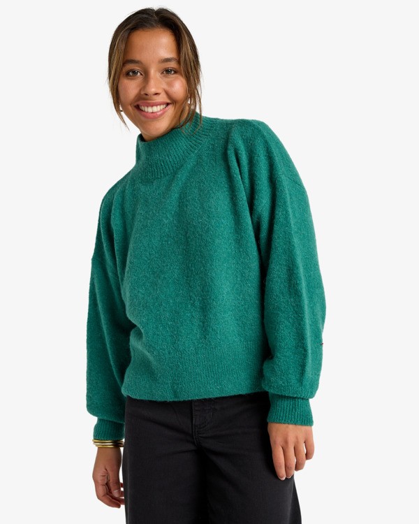 billabong, Love Feeling - Pullover für Frauen, EVERGREEN (evr) 0 Love Feeling - Pullover für Frauen Grün EBJSW00139 Billabong
