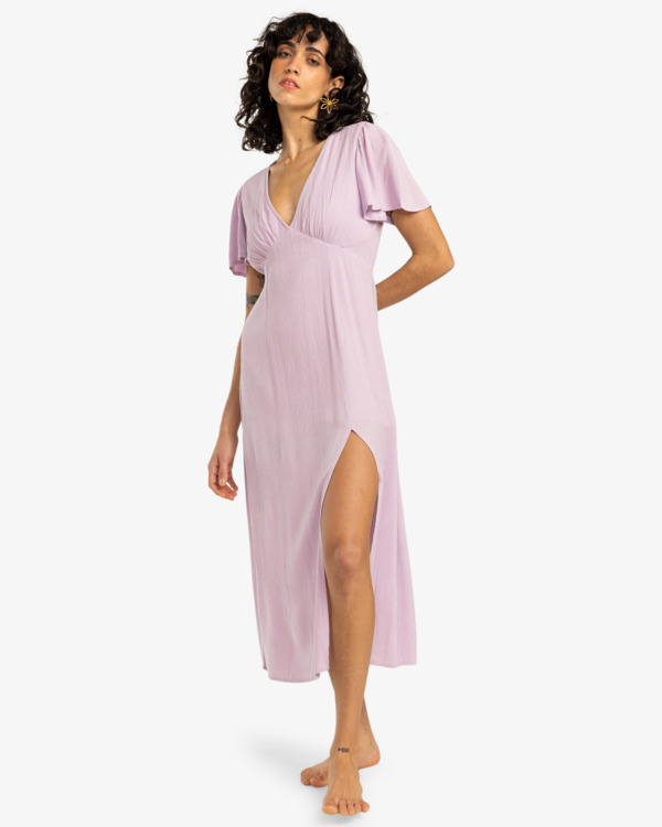 0 Jet Set - Vestido de Longitud Media para Mujer Violeta EBJWD00134 Billabong