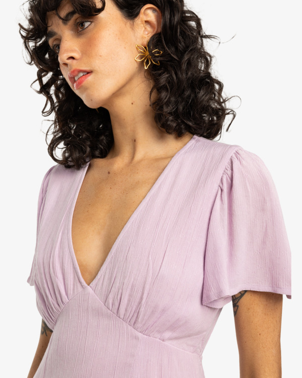 1 Jet Set - Vestido de Longitud Media para Mujer Violeta EBJWD00134 Billabong