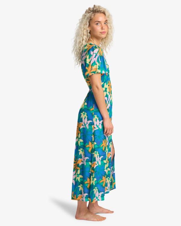 2 Jet Set - Midi Dress for Women Blue EBJWD00134 Billabong