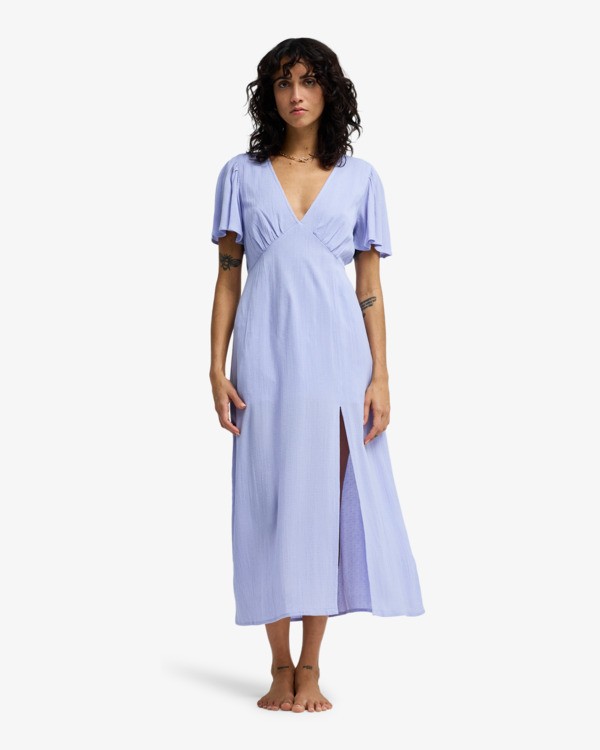 0 Jet Set - Midi Dress for Women Blue EBJWD00134 Billabong