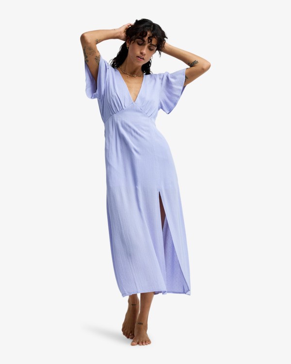 1 Jet Set - Midi Dress for Women Blue EBJWD00134 Billabong