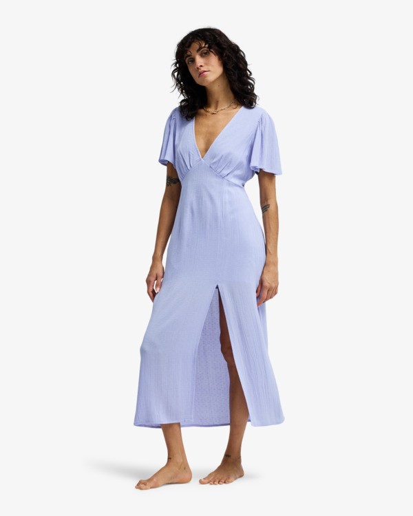 4 Jet Set - Midi Dress for Women Blue EBJWD00134 Billabong