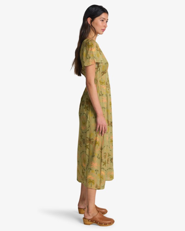 3 Jet Set - Robe midi pour Femme Beige EBJWD00134 Billabong