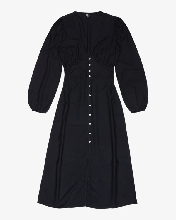 0 Cool Night - Midikleid für Frauen Schwarz EBJWD00150 Billabong