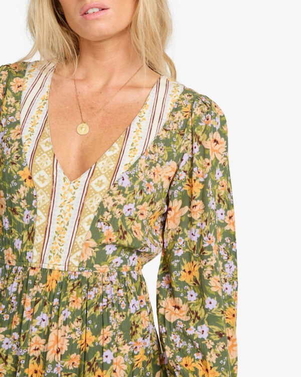 4 New Dawn - Mini dress for Women Green EBJWD00151 Billabong