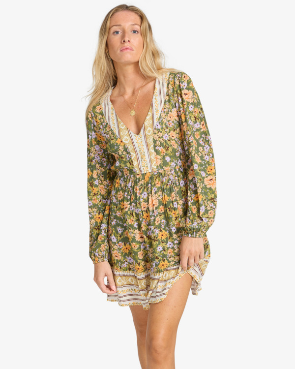 0 New Dawn - Mini dress for Women Green EBJWD00151 Billabong