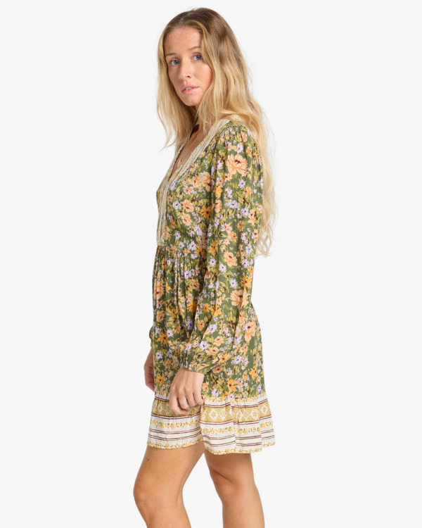 3 New Dawn - Mini dress for Women Green EBJWD00151 Billabong
