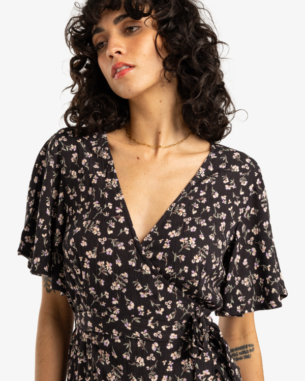 1 All For You - Vestido Mini para Mujer Negro EBJWD00152 Billabong