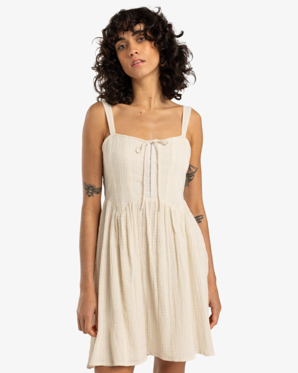 0 Romantic Vibes - Mini Dress for Women White EBJWD00155 Billabong