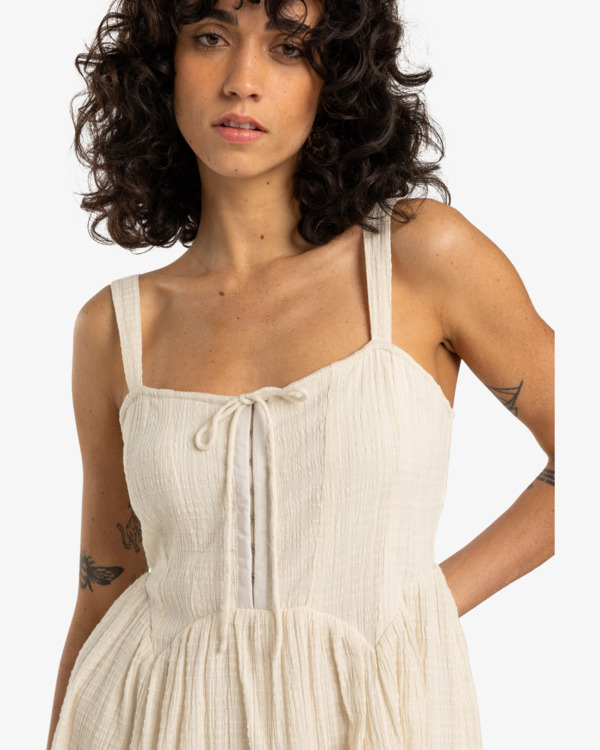 1 Romantic Vibes - Vestido mini para Mulher Branco EBJWD00155 Billabong