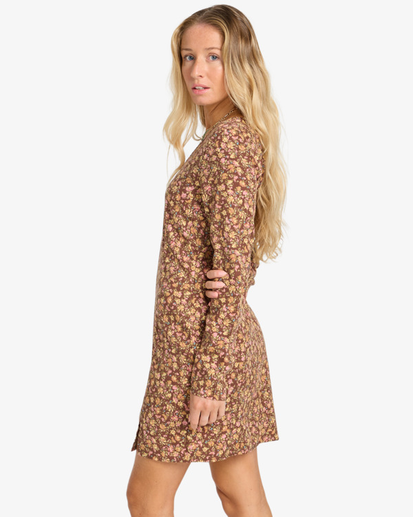4 Your Time - Mini Dress for Women Brown EBJWD00163 Billabong