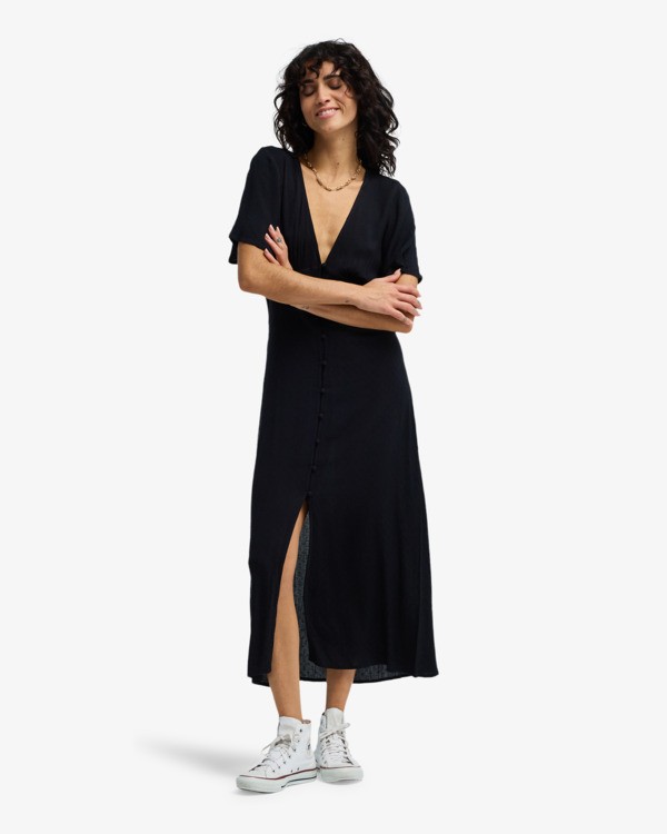 1 Your Girl - Kurzarmkleid f&uuml;r Frauen Schwarz EBJWD00166 Billabong