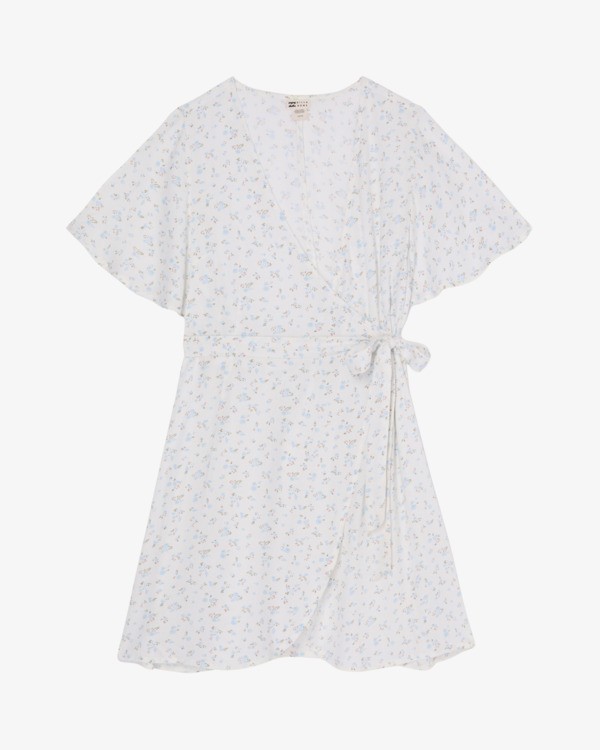 5 All For You - Mini Wrap Dress for Women Black EBJWD00170 Billabong