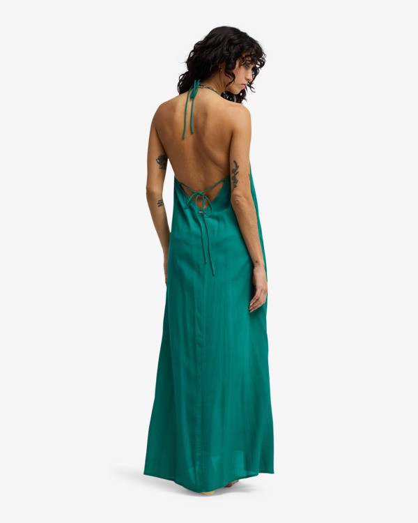 2 Gypsy Colorblock - Kleid mit V-Ausschnitt f&uuml;r Frauen Blau EBJWD00175 Billabong