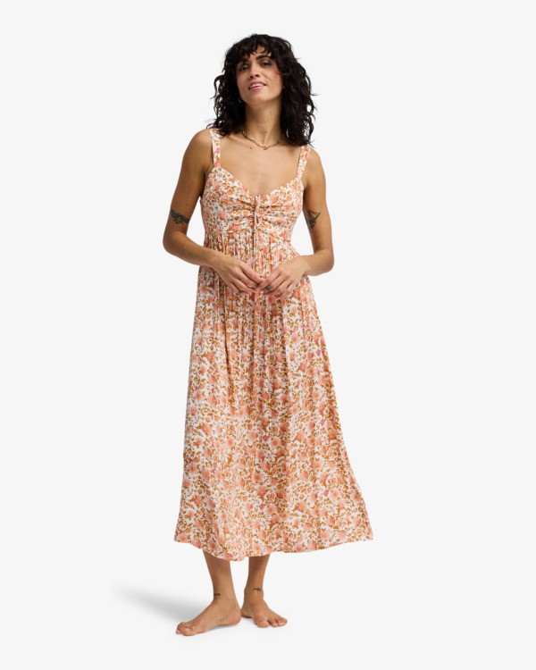 1 So Dreamy - Viskose-Crinkle-Kleid f&uuml;r Frauen Weiss EBJWD00192 Billabong