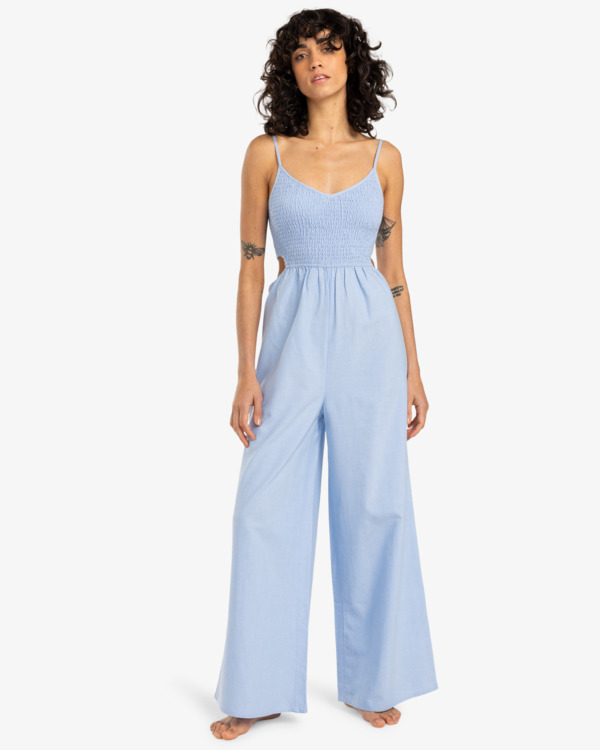 0 To The Moon - Jumpsuit for Women Blue EBJWO03003 Billabong