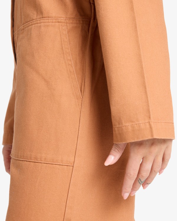 3 Take The Road - Mono de pana para mujer Marron EBJWO03004 Billabong
