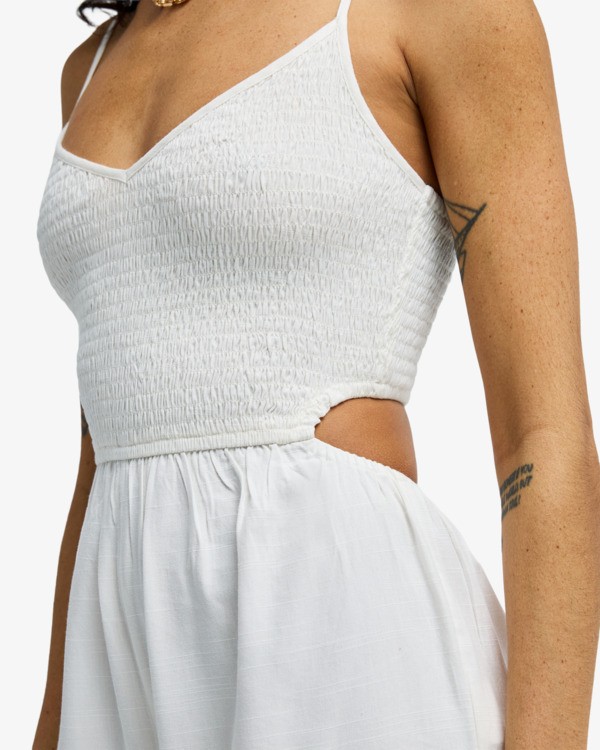 4 To The Moon - Overall mit weiten Beinen f&uuml;r Frauen Weiss EBJWO03005 Billabong