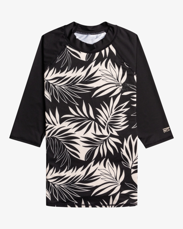 0 In Paradise - Short Sleeve Rash Vest for Women Black EBJWR00104 Billabong