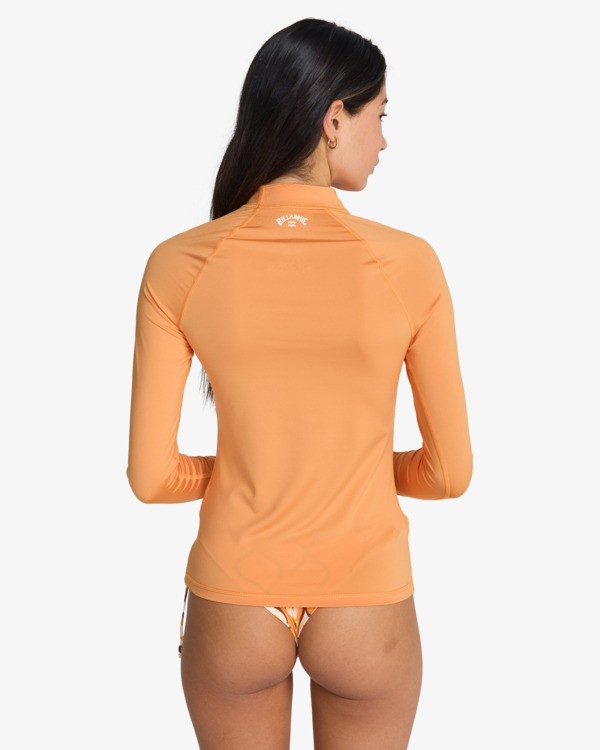 2 Tropic Surf - UPF 50 Surf T-Shirt met Lange Mouwen voor Dames Orange EBJWR03014 Billabong