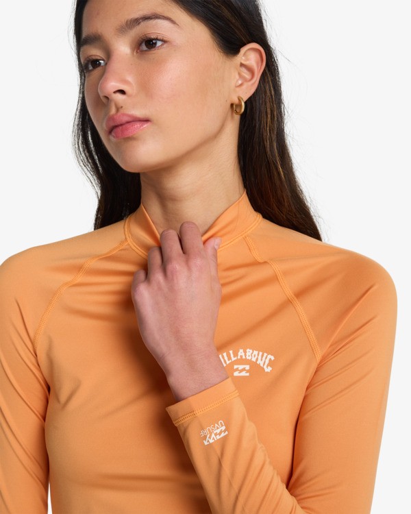 5 Tropic Surf - UPF 50 Surf T-Shirt met Lange Mouwen voor Dames Orange EBJWR03014 Billabong