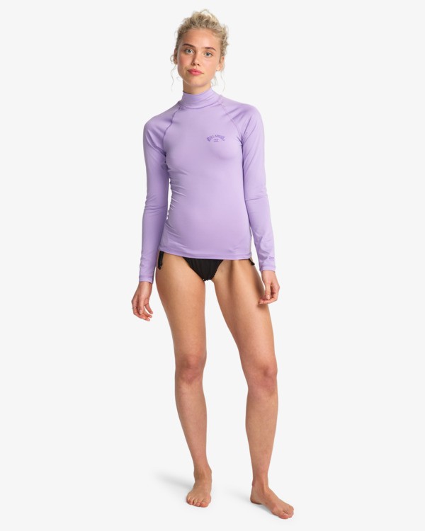1 Tropic Surf - T-shirt de surf de manga comprida com UPF 50 para Mulher Roxo EBJWR03014 Billabong