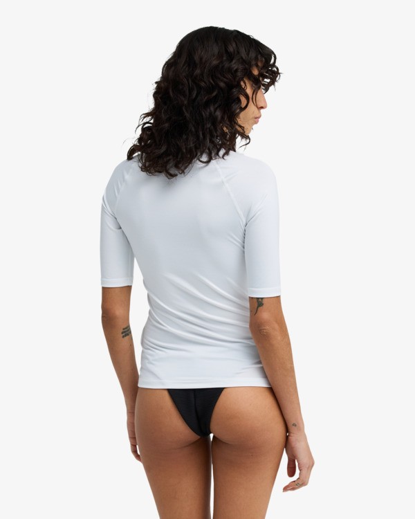 2 Tropic Surf - Short Sleeves Surf T-Shirt for Women White EBJWR03041 Billabong