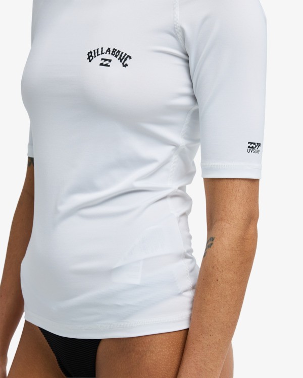 3 Tropic Surf - Short Sleeves Surf T-Shirt for Women White EBJWR03041 Billabong