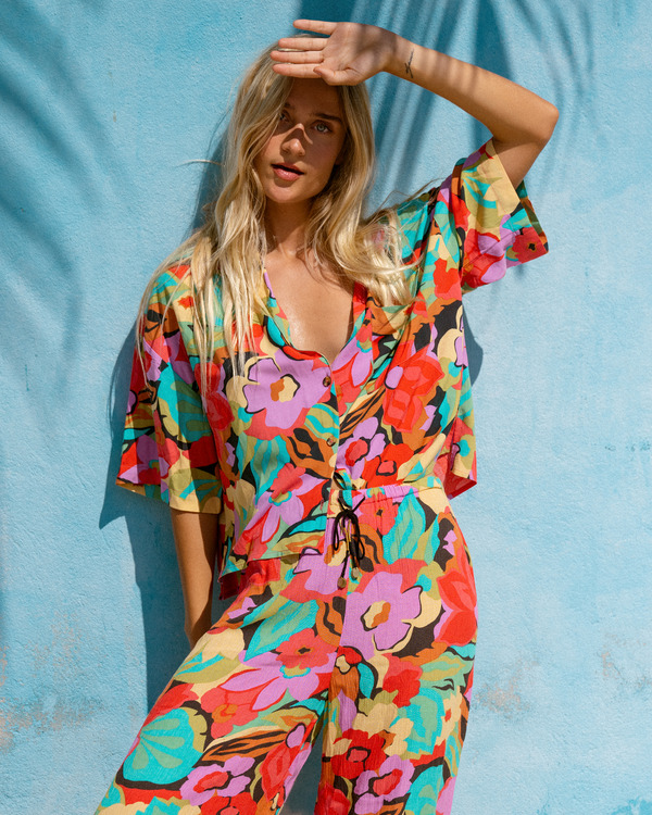 0 All Good - Camisa con botones para Mujer Multi EBJWT00108 Billabong