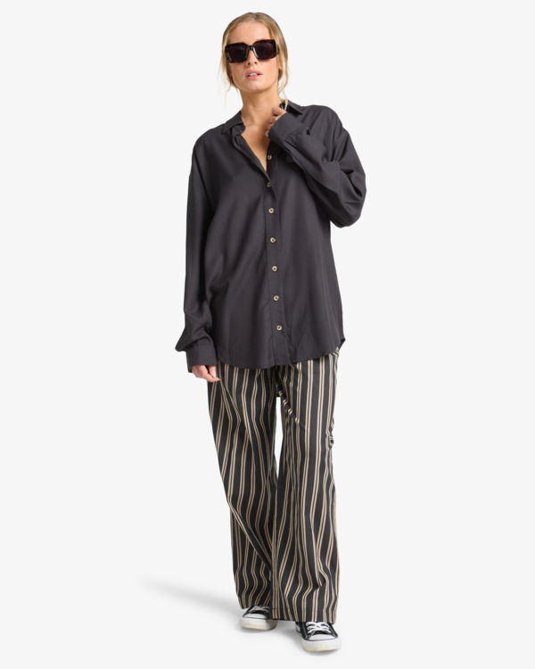 1 Beach Side - Long Sleeve Shirt for Women Black EBJWT00118 Billabong