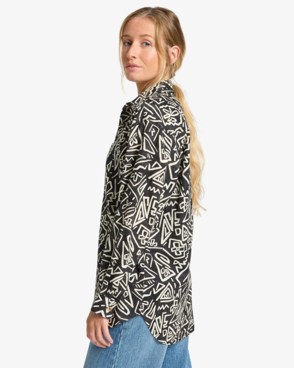 3 Be A Dream - Langärmliges Hemd für Frauen Schwarz EBJWT00119 Billabong