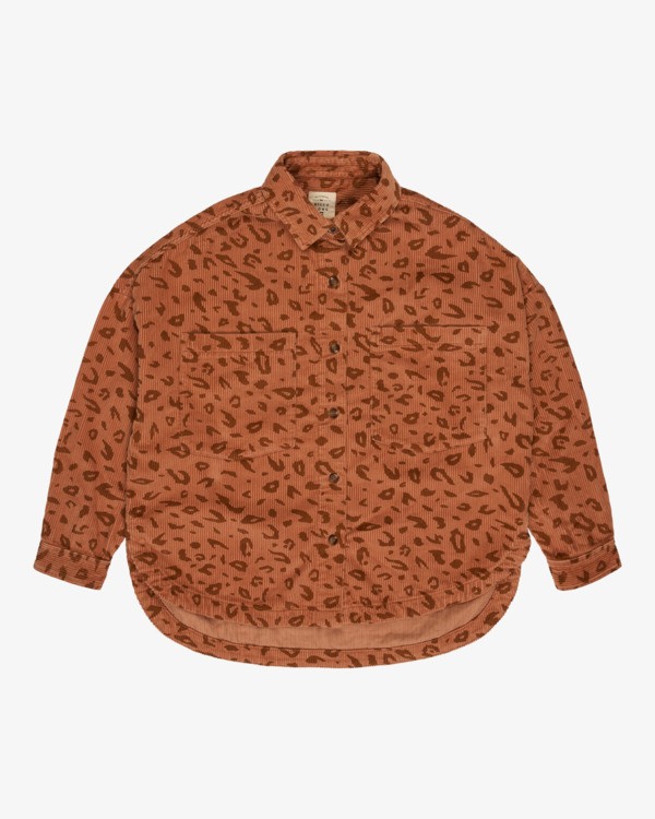 0 Stoked On You - Overhemd met Lange Mouwen voor Dames Brown EBJWT00120 Billabong