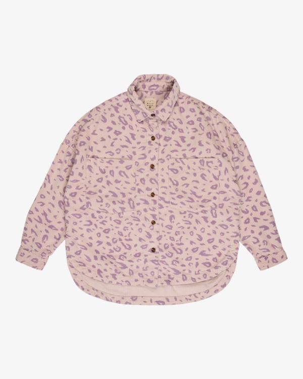 0 Stoked On You - Overhemd met Lange Mouwen voor Dames Purple EBJWT00120 Billabong