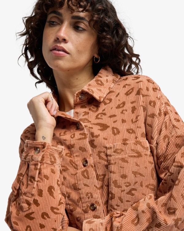 4 Stoked On You - Long Sleeve Shirt for Women Brown EBJWT00120 Billabong