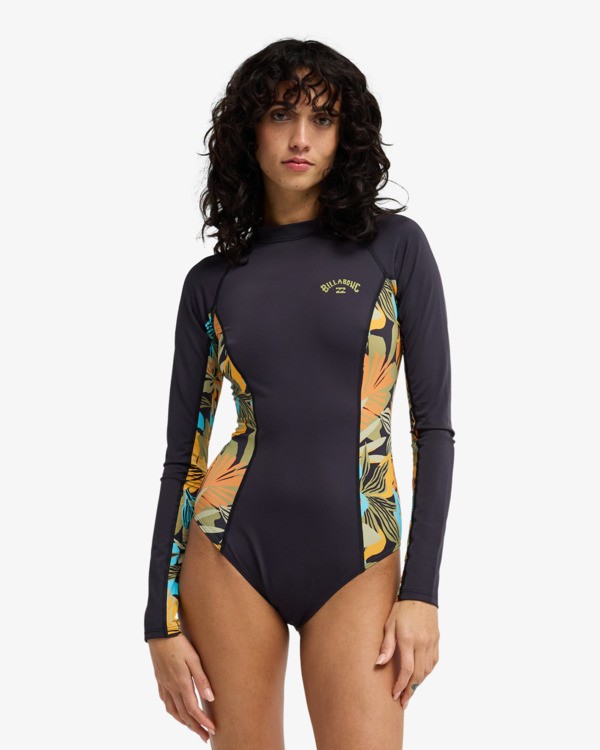 0 Tropic Bodysuit - Eendelig Badpak met Lange Mouw voor Dames Blue EBJX100102 Billabong