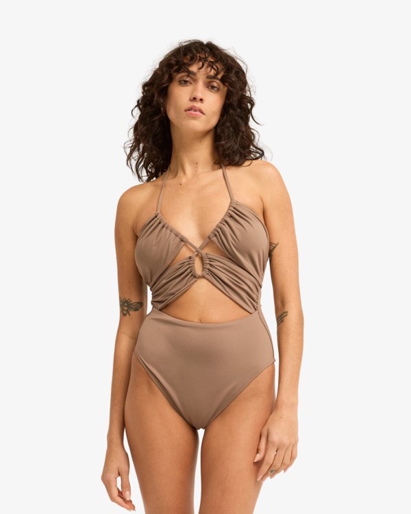 0 Sol Searcher - One-Piece Swimsuit for Women Brown EBJX100105 Billabong