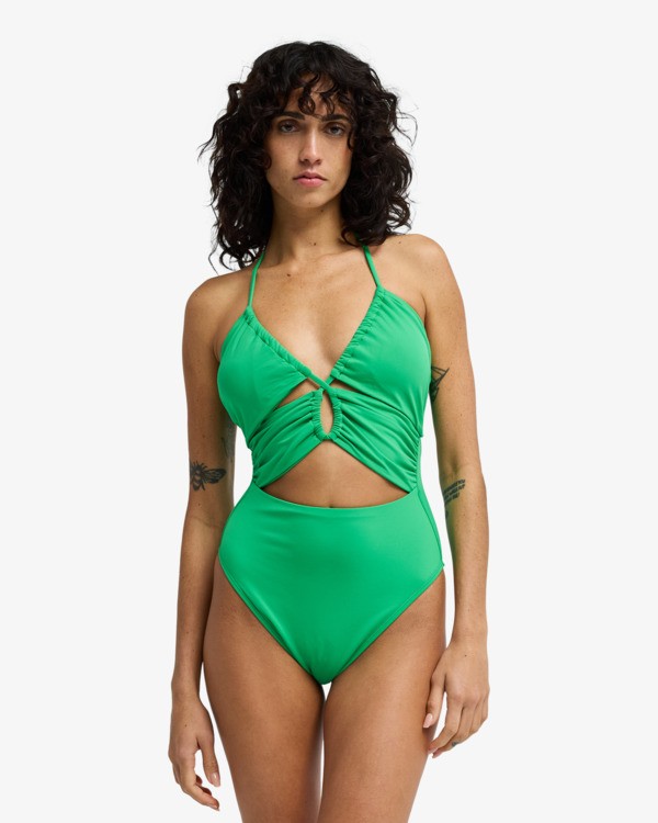 0 Sol Searcher - One-Piece Swimsuit for Women Green EBJX100105 Billabong