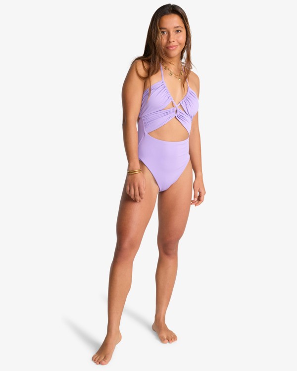 1 Sol Searcher - Fato de banho Bandeau para Mulher Roxo EBJX100105 Billabong