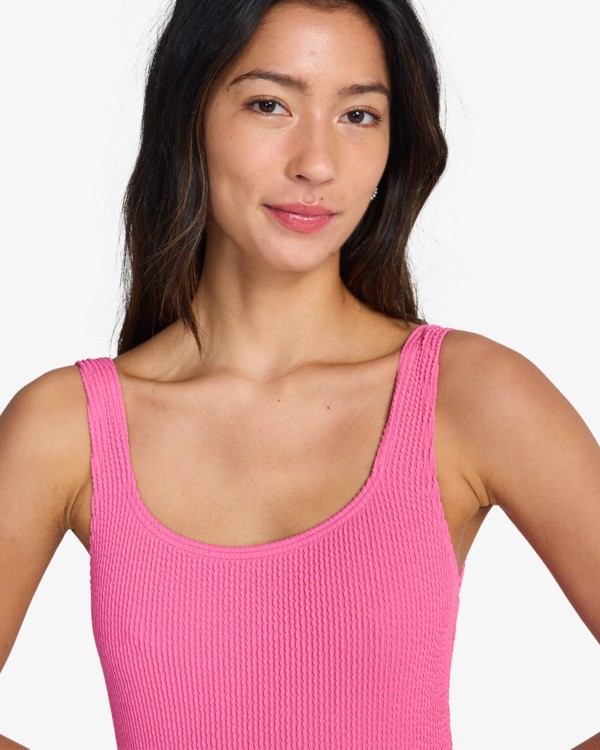 4 Summer High - Skimpy One-Piece Swimsuit for Women Pink EBJX100118 Billabong