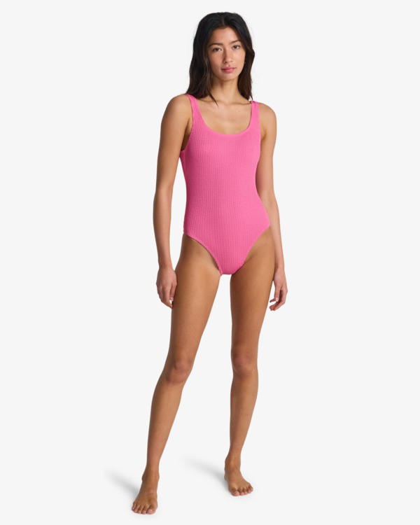 1 Summer High - Skimpy One-Piece Swimsuit for Women Pink EBJX100118 Billabong