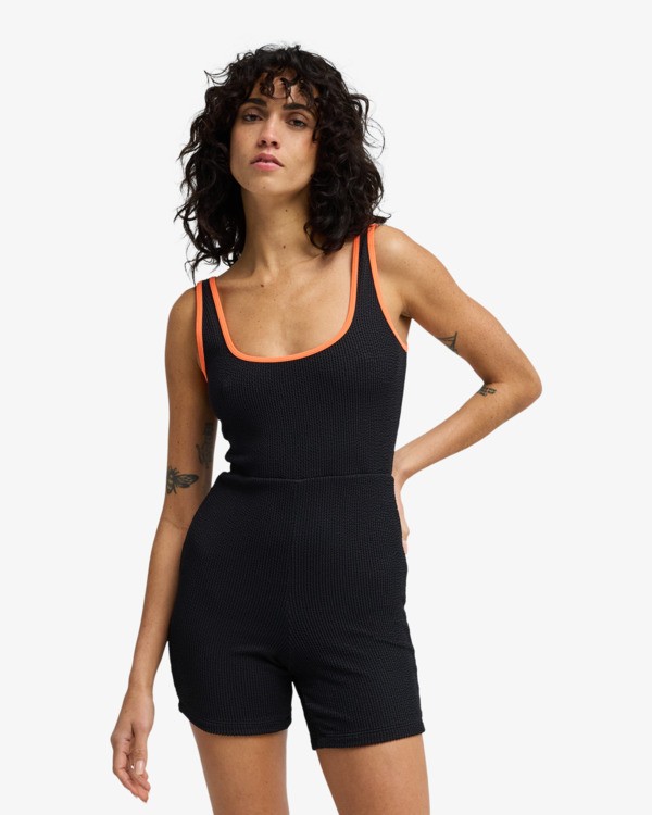 0 Summer High - Retro-Surf-Badeanzug f&uuml;r Frauen Schwarz EBJX100122 Billabong