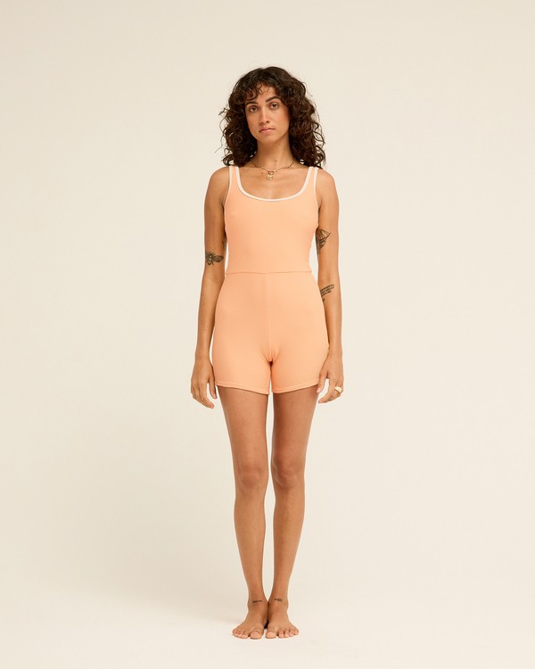 2 Ty Williams Retro Surf Suit Orange EBJX100127 Billabong